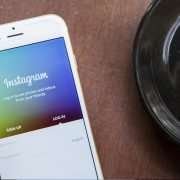 Instagram, phone and coffee